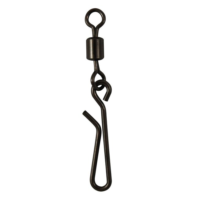 spro black rolling swivel with hanging snap