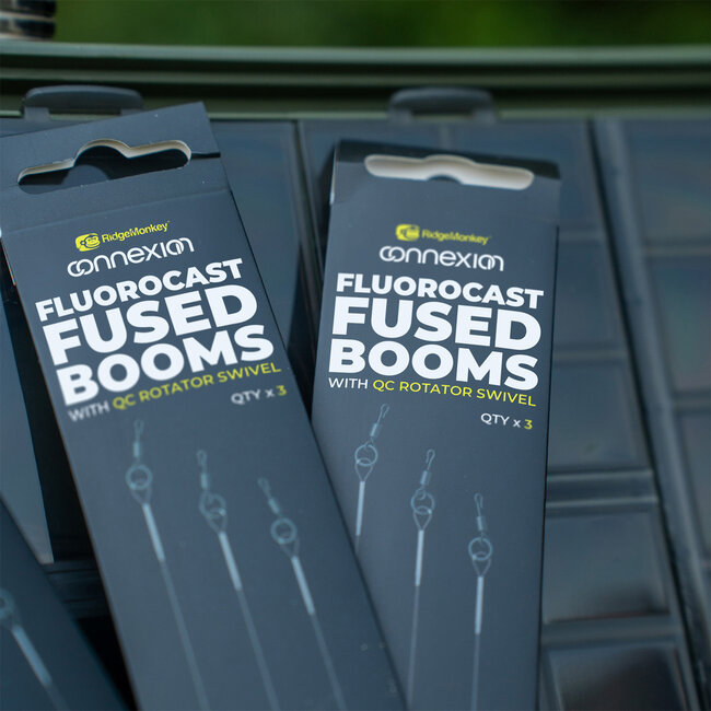 ridgemonkey spectre fused booms with qc rotator swivel