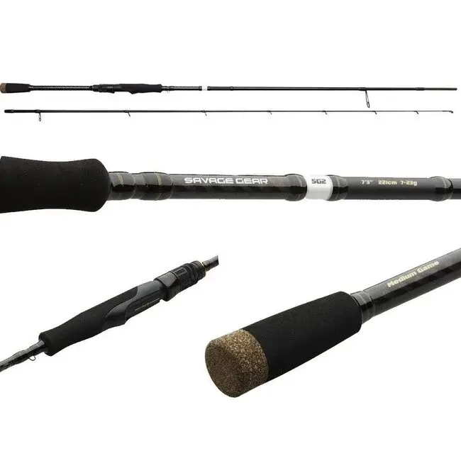 savage gear sg2 medium game 6.6" 198cm 7-23 gram