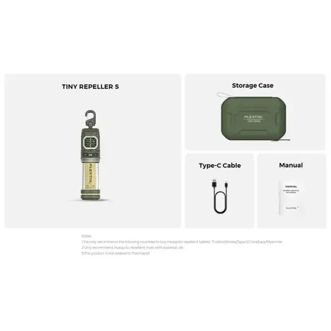 flextail tiny repel 3 in 1 anti-insect - powerbank & lantaarn