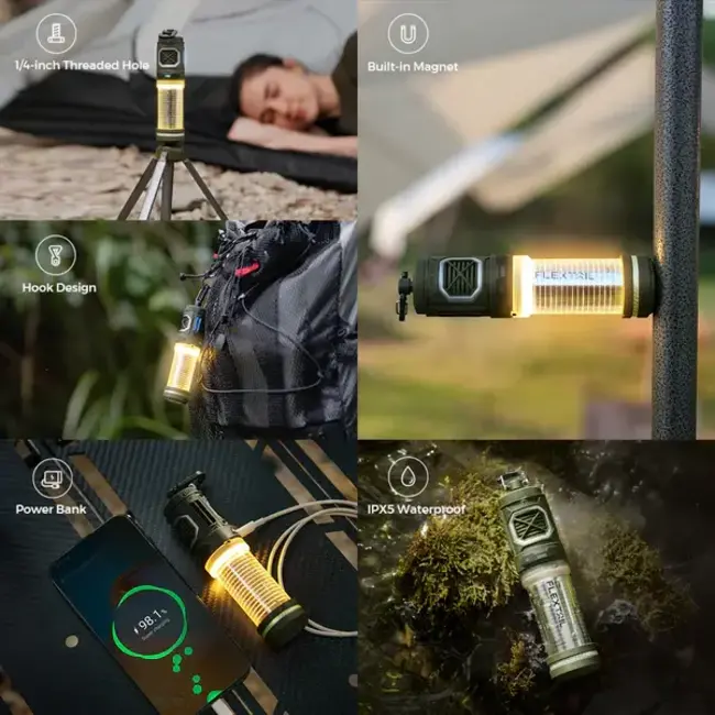 flextail tiny repel 3 in 1 anti-insect - powerbank & lantaarn