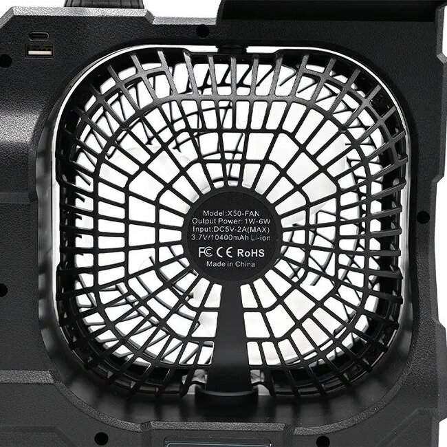 wolf voltair portable fan & powerbank