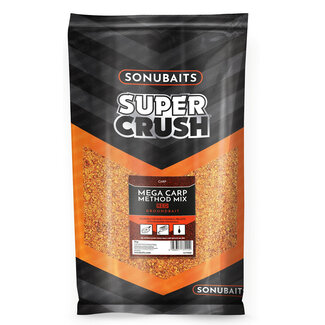 sonubaits supercrush groundbait mega carp method mix red