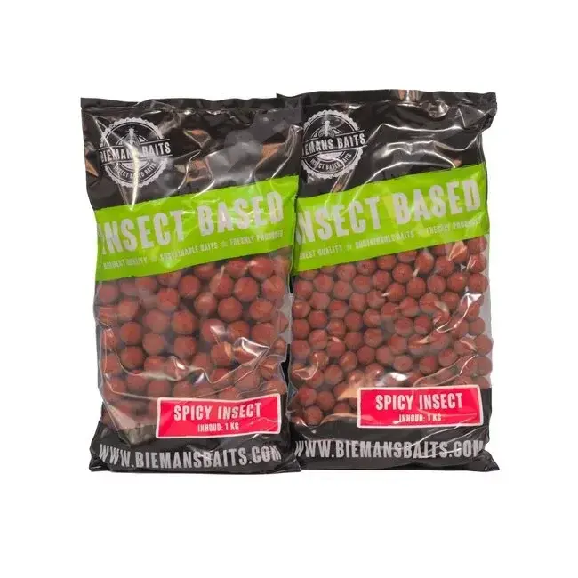 biemans baits spicy insect boilie 1kg