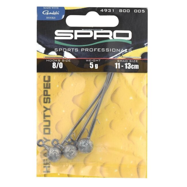 spro round jig head  - heavy duty spec