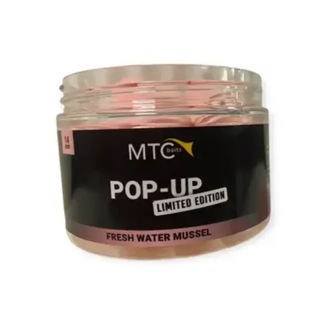 mtc baits limited edition pop-up fresh water mussel