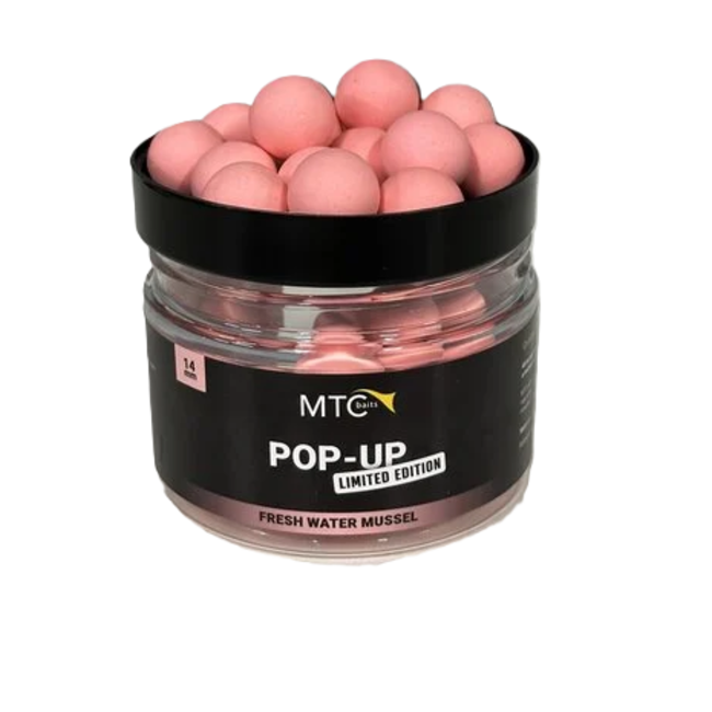 mtc baits limited edition pop-up fresh water mussel