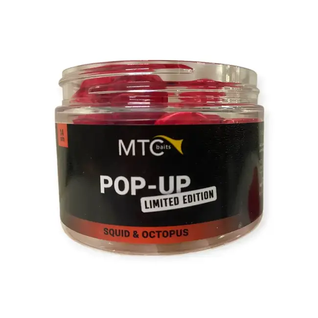 mtc baits limited edition pop-ups squid & octopus