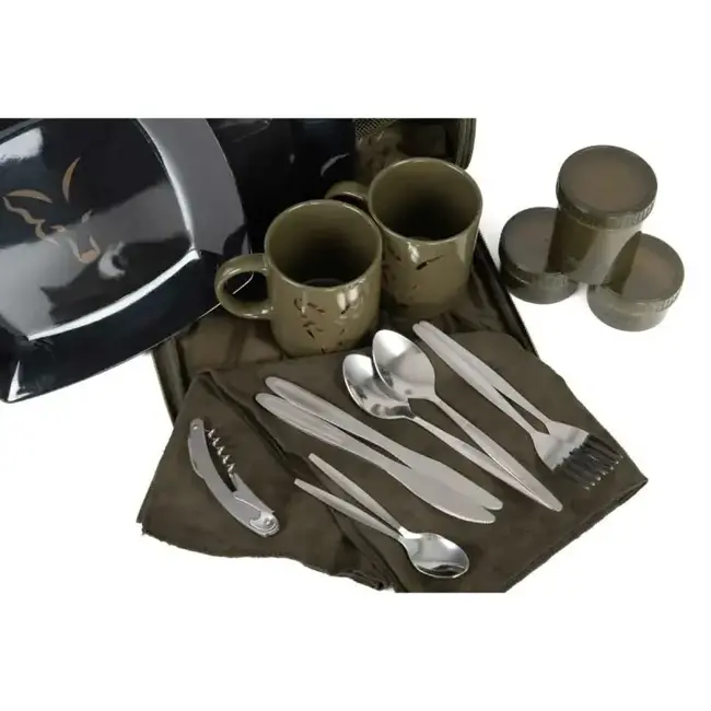 fox camolite 2 person dinner set