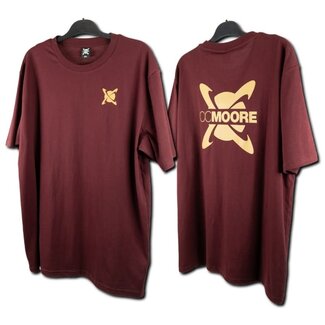 ccmoore burgundy t-shirt