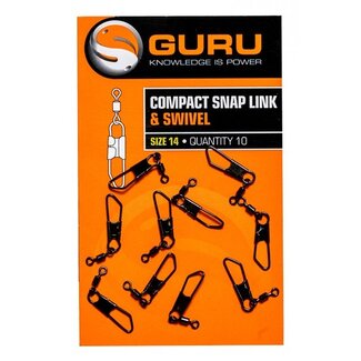 guru compact snap link & swivel size 14