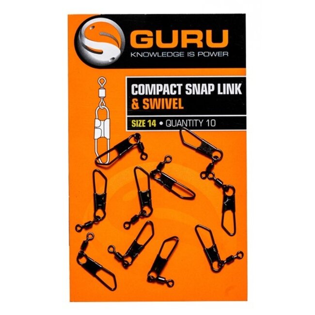 guru compact snap link & swivel size 14