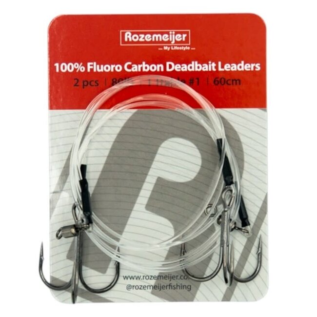 rozemeijer 100% fluoro carbon deadbait leader