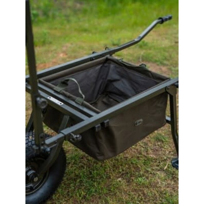 carp porter stealth drop in barrow bag green