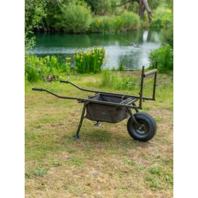 carp porter stealth drop in barrow bag green