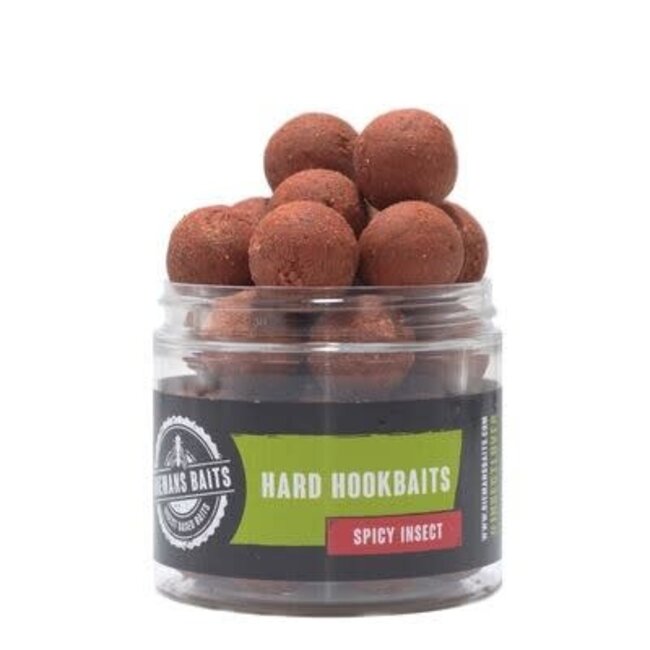 biemans baits spicy insect hard hookbaits 20mm