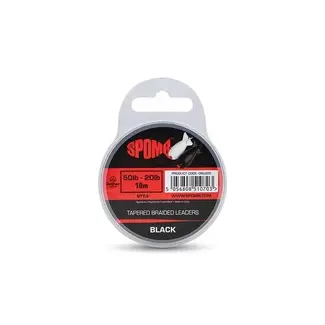 spomb tapered braided leaders