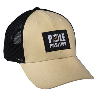 pole position trucker cap beige