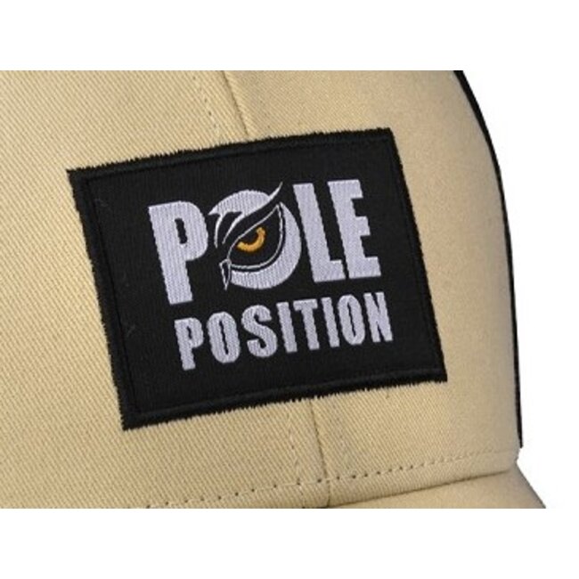 pole position trucker cap beige