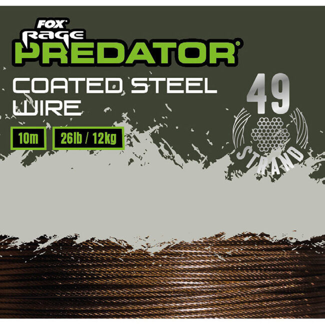 fox rage coated  steel wire