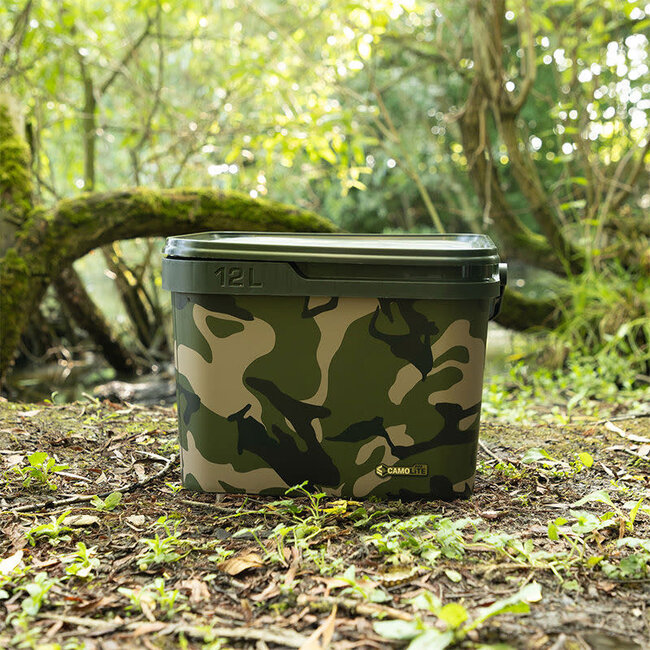 fox camo bucket