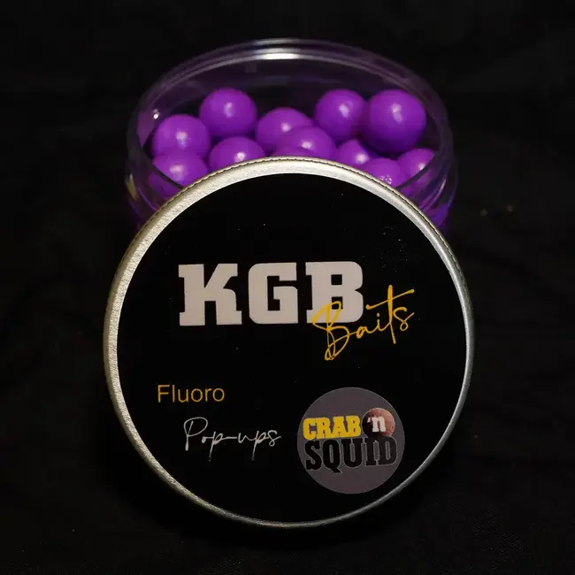 kgb baits crab 'n squid fluo pop ups