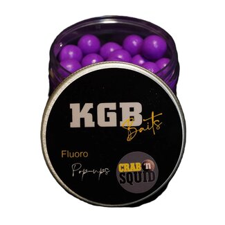 kgb baits crab 'n squid fluo pop ups