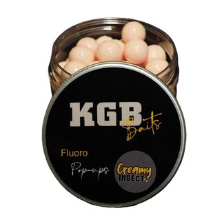 kgb baits creamy insect fluo pop-ups