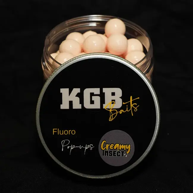 kgb baits creamy insect fluo pop-ups