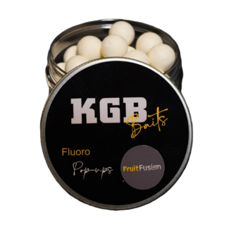 kgb baits fruit fusion fluo pop ups white