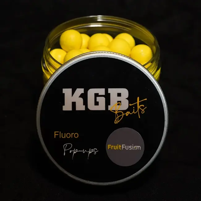 kgb baits fruit fusion fluo pop ups yellow
