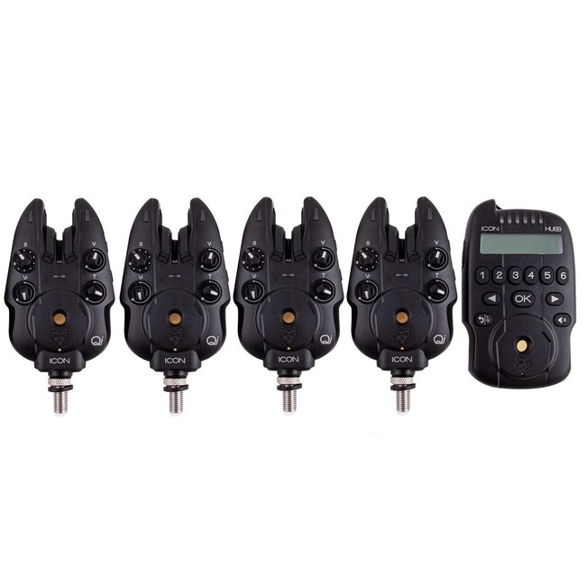 Wolf icon qi bite alarm set met hubb receiver