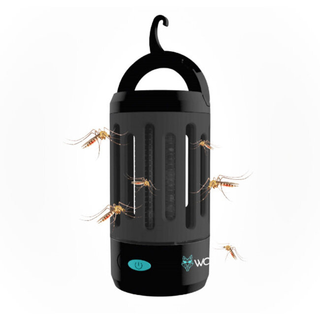 Wolf rechargeable mozzi zappa mosquito killer & light se camo black