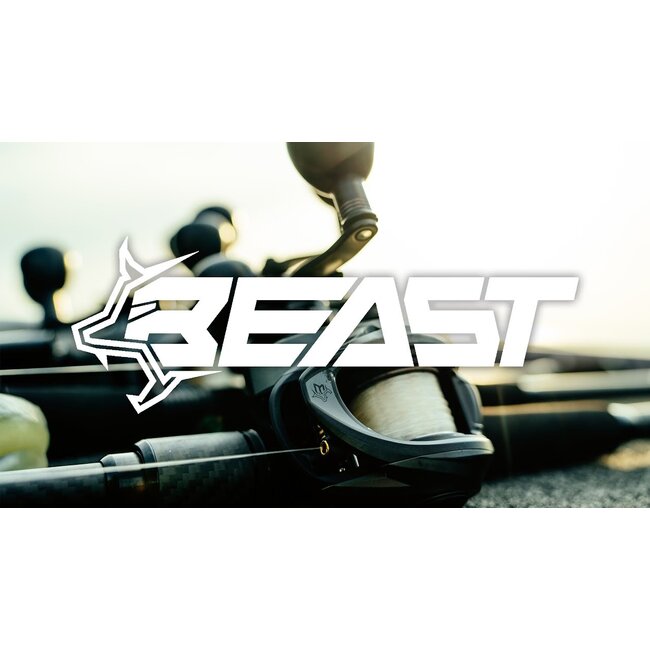 abu garcia beast™ 300 low profile reel - left handed