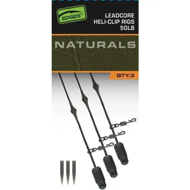 Fox leadcore heli-clip rigs