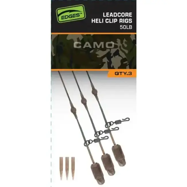 Fox leadcore heli-clip rigs