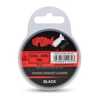 spomb tapered braided leaders