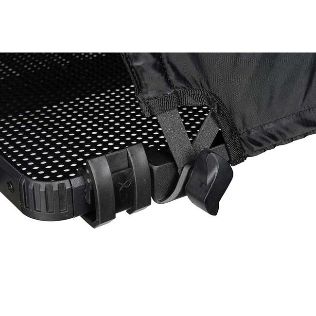Matrix folding side tray storm cover