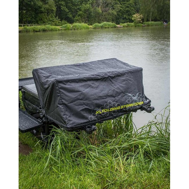 Matrix folding side tray storm cover