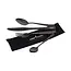 Fox cookware black stainless cutlery set