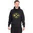 Matrix large fade logo hoody  black/lime