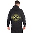 Matrix large fade logo hoody  black/lime