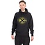 Matrix large fade logo hoody  black/lime