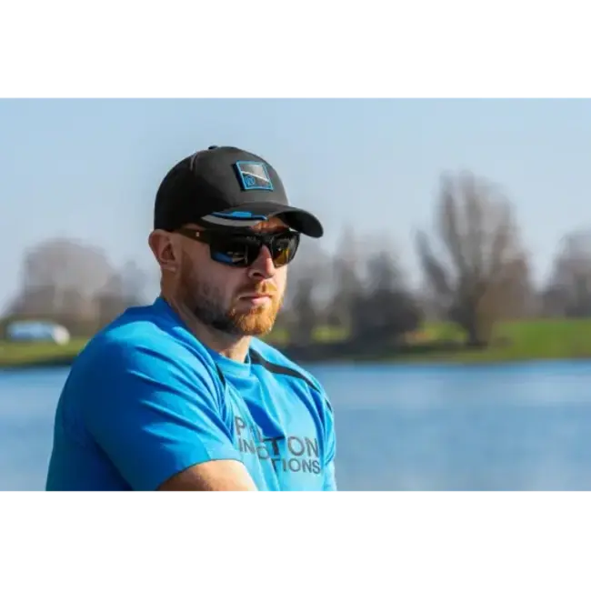 Preston black apex cap