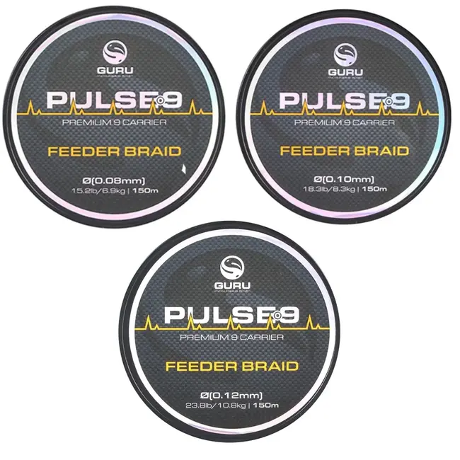 Guru pulse 9 - premium 9 carrier feeder braid