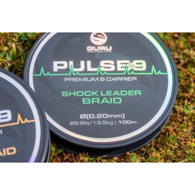 Guru pulse 9 - premium 9 carrier shock leader braid