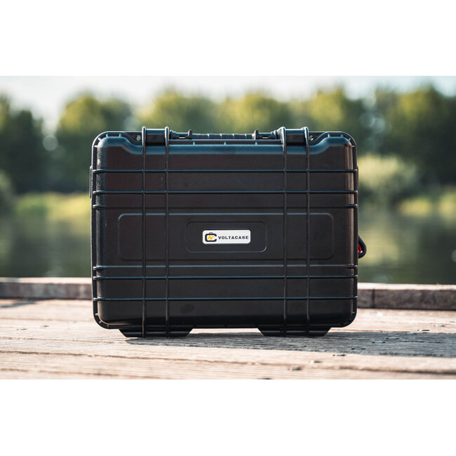 Voltacase outdoorbox 210ah zwart (waterdicht ip67)