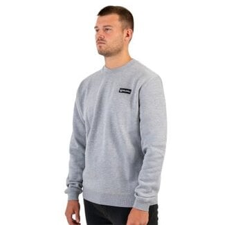 Guru patch crew neck grey