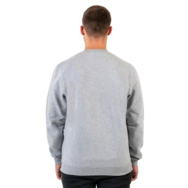 Guru patch crew neck grey