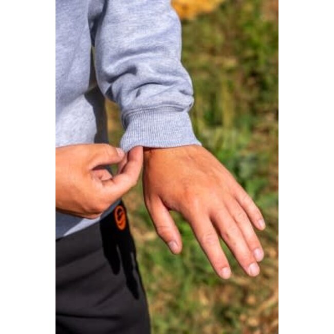 Guru patch crew neck grey